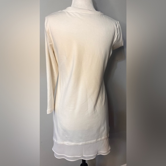 LOGO Womans Cream Colored Tunic for Beach, Bed or out on the Town!! - Picture 6 of 11